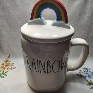 Retired Magenta By Rae Dunn "Rainbow Mug"
